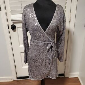 elegant long sleeve cocktail dresses Abby Rose 3190 Plus Size Cocktail Dress Corset Long Sleeve Homecoming Dress Formal Flared 24 / Sage main image 1